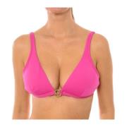 Klassisk Trekantet Bikini Top med Logo Trim