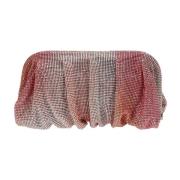 Paris Vindue Rhinestone Mesh Clutch