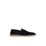 Suede sko type loafers