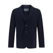 Dobbelt-Breasted Klassisk Revers Blazer Jakke