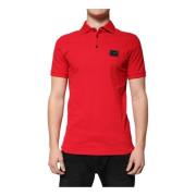 Rød Logo Krave Polo T-shirt