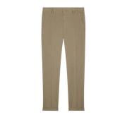 Beige Bomuld Skinny Fit Bukser