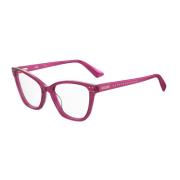 Elegant Acetatrammebriller i Fuchsia