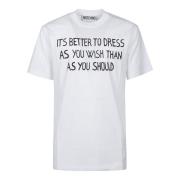 Trykt Slogan T-shirt