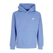 Fleece Hoodie med Snørelukning