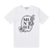 Grafisk Print T-shirt Hvid