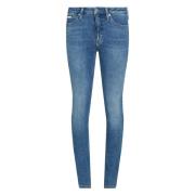 Blå Skinny Flare Jeans