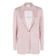 Piquet Blazer til Stilfuldt Look