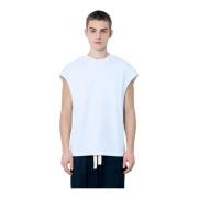 Bomuld Crewneck Drop-Shoulder T-Shirt