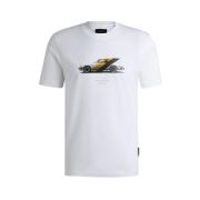 Herre T-shirt med Porsche Print