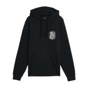 Mid Layers Broderet Badge Grafisk Pullover Hoodie