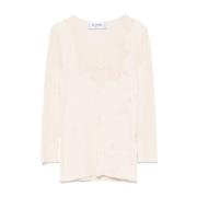 Elegant Beige Sweater Dametøj