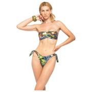 Madame Butterfly Bandeau Bikini Sæt