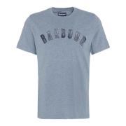 Tartan Tee Mid Grey Marl