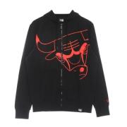 Chicago Bulls Letvægts Zip Hoodie