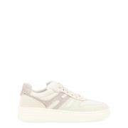 Ivory og Guld Retro Sneaker Model H630