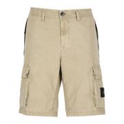 Beige Bermuda Shorts med lommer