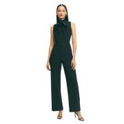 Sort stræk jumpsuit