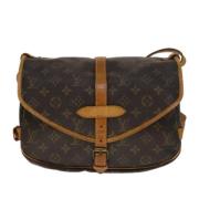 Pre-owned Canvas louis-vuitton-tasker