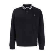 Sort Polo Shirt med Orb Logo