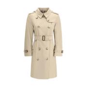 Elegant Beige Trench Coat