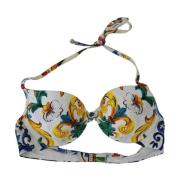 Majolica Print Bikini Top