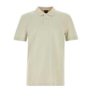 Khaki Stretch Piquet Polo Shirt