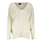 Elegant uldblandet V-hals sweater