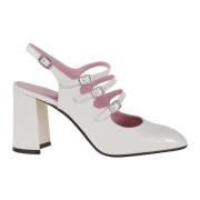 Hvide Mary Jane Pumps