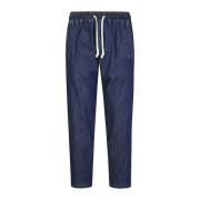 Bomuld Linned Stretch Jogger Bukser