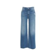 Blå Wide Leg Jeans Opgrader Garderobe