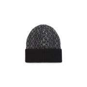 Monogram Fold Turn Up Beanie