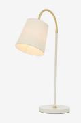 Aneta Lighting - Bordlampe Ljusdal/mat messing - Hvid - Bordlamper - -...