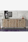 Hanah Home - Konsolbord Zeth - Brun - Skænke & sideboards - - Homeroom