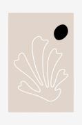 Malerifabrikken - Poster The Leaf 2 - Beige - Posters - - Homeroom