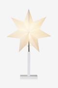 Star Trading - Stjerne på fod Karo 55 cm - Hvid - Adventsstjerner - - ...