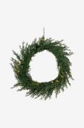 Star Trading - Krans Thuja 40 cm - Grøn - Dekorativ julebelysning - - ...