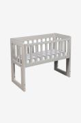 Troll - Bedside Crib Oslo Soft Grey - Børnesenge & tremmesenge - - Hom...