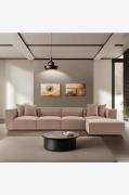 Homitis - Hjørnesofa Snezzy - Brun - Sofaer med chaiselong - - Homeroo...