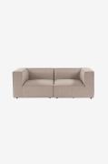 Homitis - Sofa med 2 sæder Pumbaa - Beige - 2-pers. sofaer - - Homeroo...