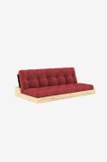 Karup Design - Base Sovesofa Tre-sæders - Rød - Sovesofaer - - Homeroo...