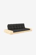 Karup Design - Base Sovesofa m. 2 sidebokse Tre-personers - Grå - Sove...