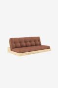 Karup Design - Base Sovesofa Tre-sæders - Brun - Sovesofaer - - Homero...