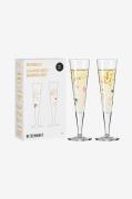 Champagneglas Goldnacht 2-pak