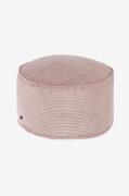 Kave Home - Puf, Zina Ø 60 cm - Rosa - Fodskamler & puffer - - Homeroo...