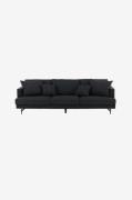 Venture Home - Sofa Sofia, 3-pers. - Sort - 3-pers. sofaer - - Homeroo...