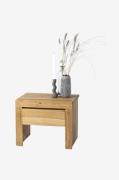 Wood Furniture - Sengebord i egetræ, Henri Wild Oak 50cm - Brun - Seng...