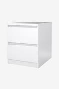 Tvilum - Naia natbord 2 skuffer - pakke - Hvid - Sengeborde - - Homero...
