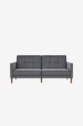 Dorel Home - Sofa 3-personers sovesofa Lilly - Grå - 3-pers. sofaer - ...
