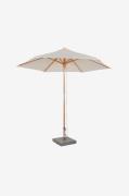 Fritab - Parasol Cannes Ø250cm - Hvid - Parasoller - - Homeroom